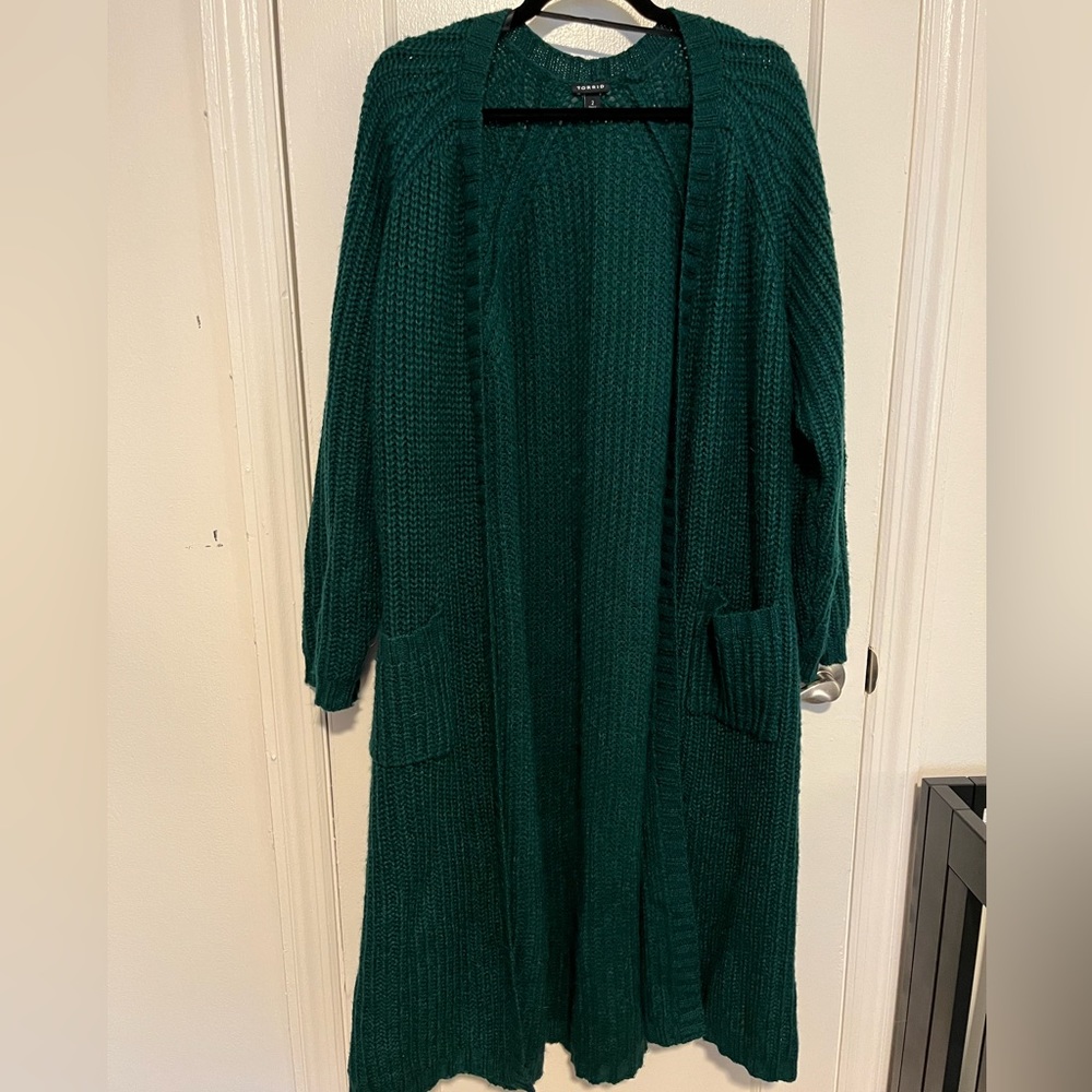 Torrid Green Sweater